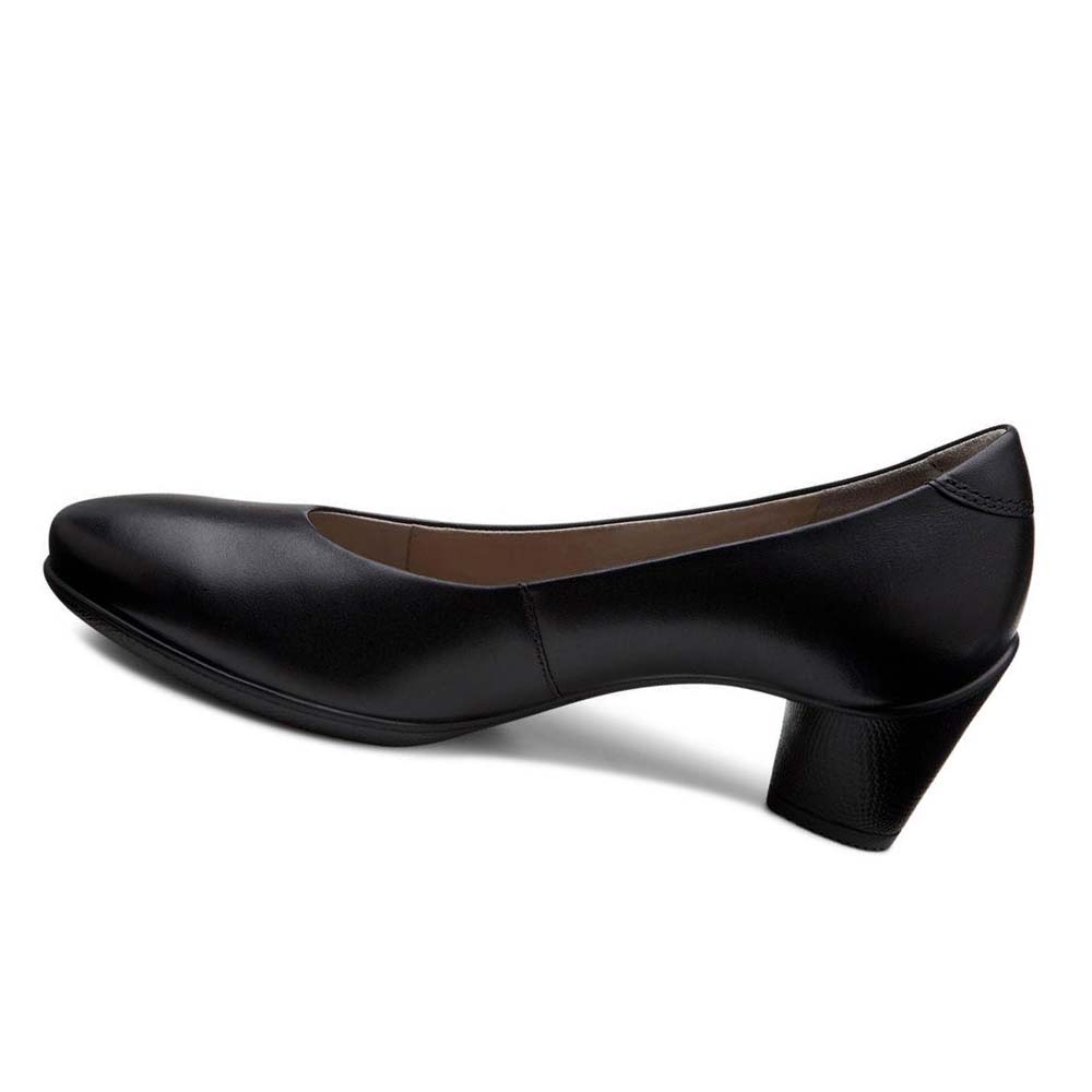 Ecco Sculptured 45 Plain Pumps Dame Svarte | NO 159PJJ